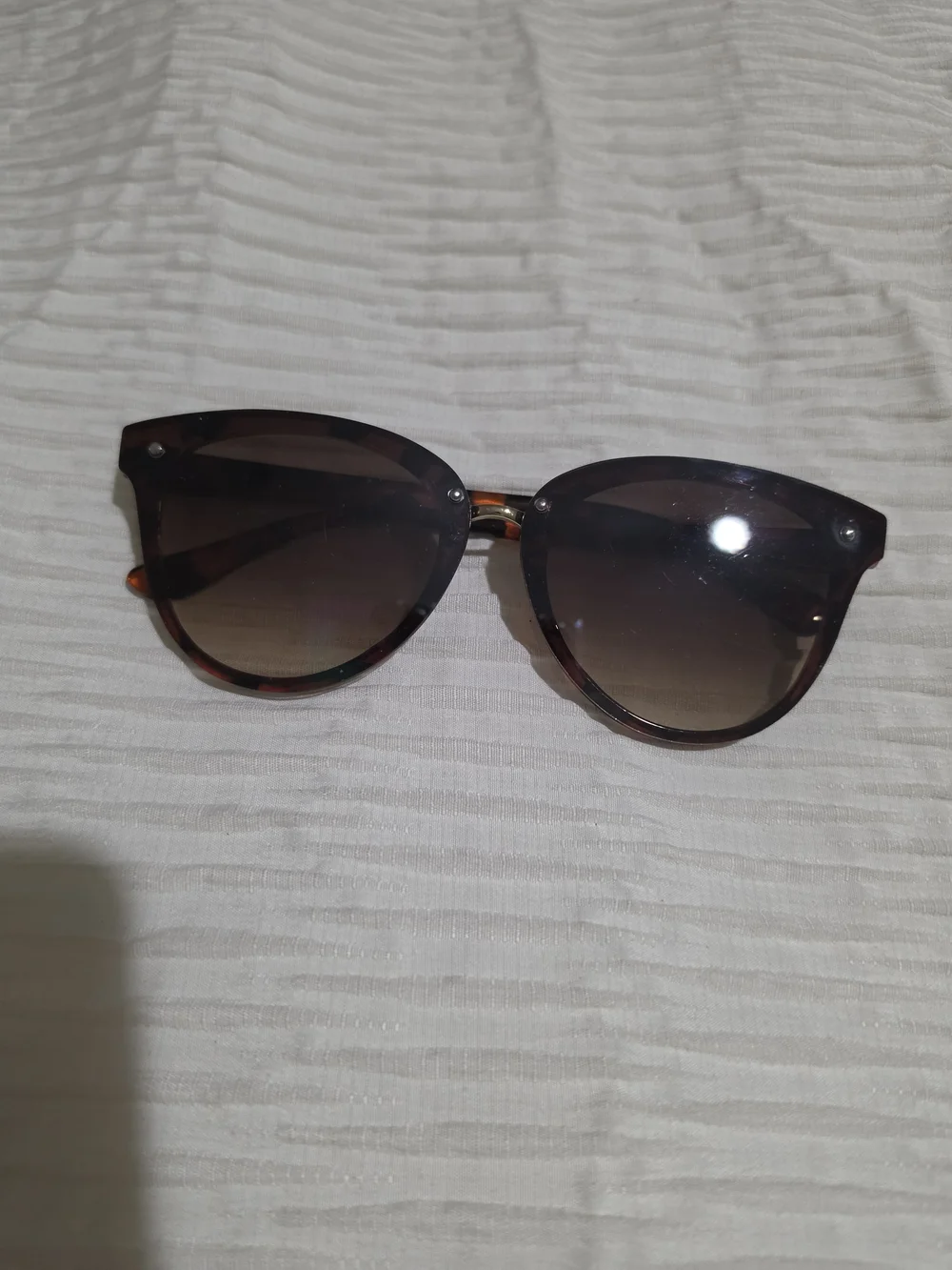Tortoiseshell Gradient Lens Women's Sunglasses